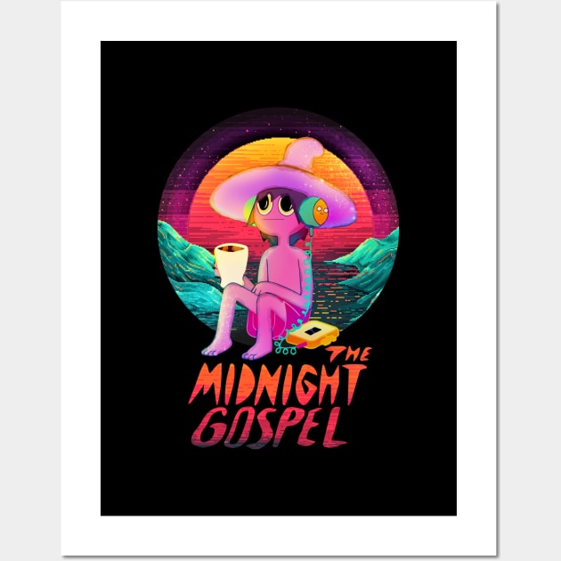 midnight gospel surreal Wall Art by LAKOSH